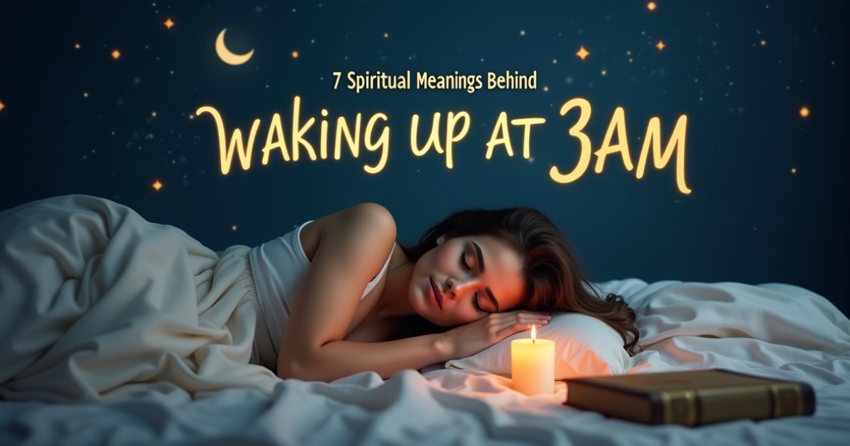 7 spiritual meaning of waking up at 3am
