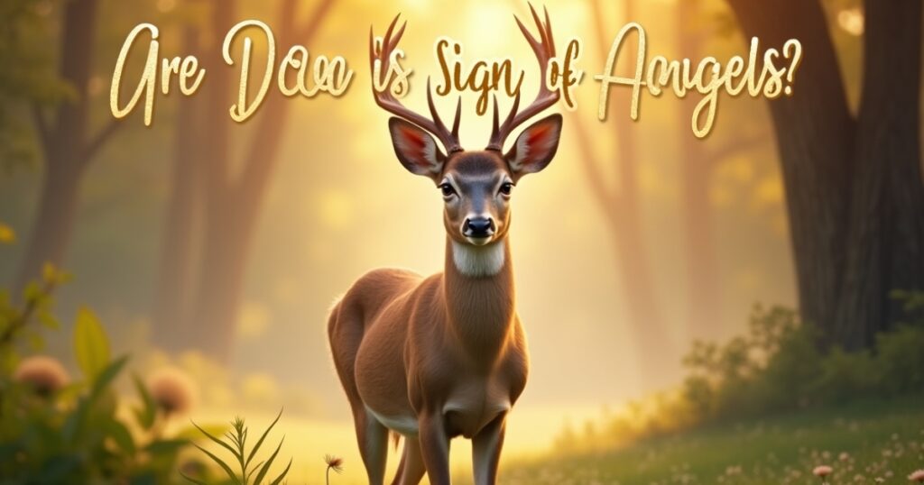 are deer a sign of angels